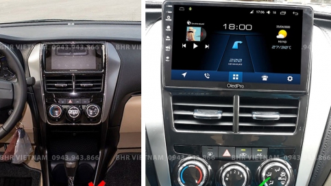 Màn hình DVD Android liền camera 360 xe Toyota Vios 2019 - nay | Oled Pro X5S 